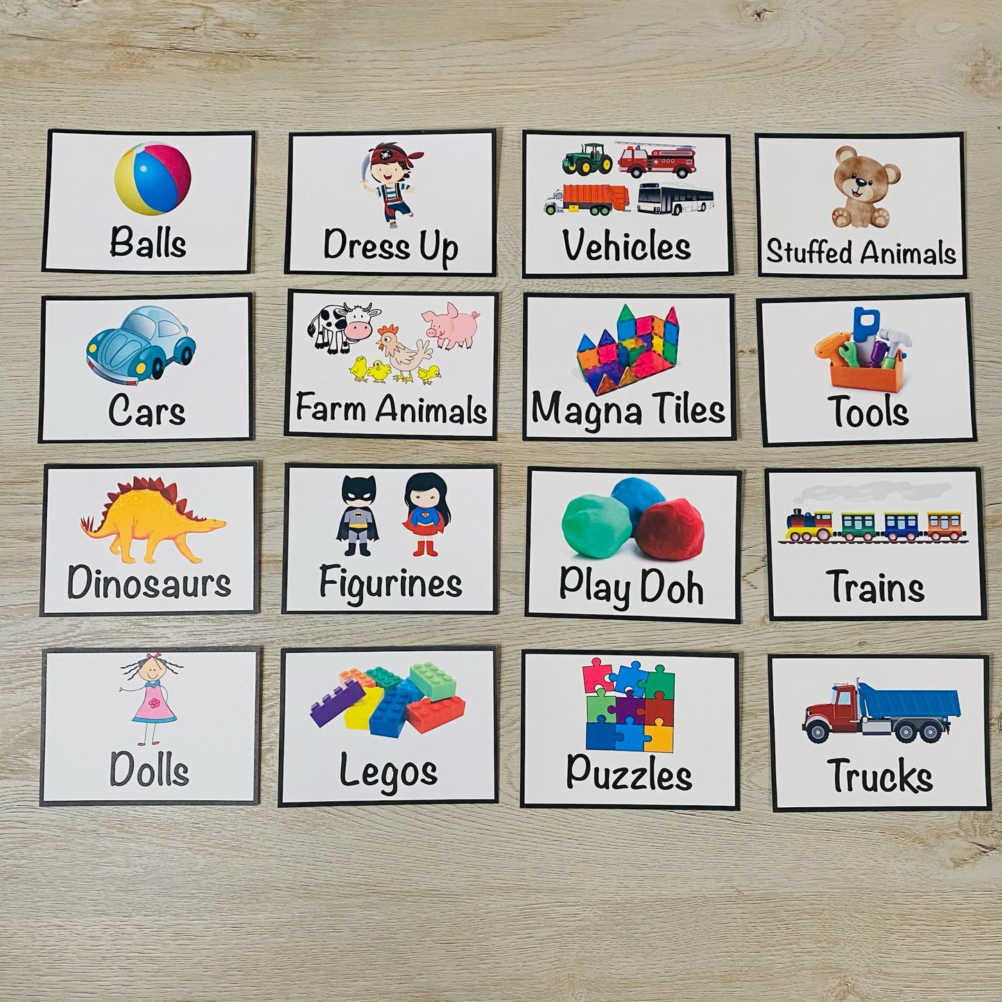 Toy Bin Labels