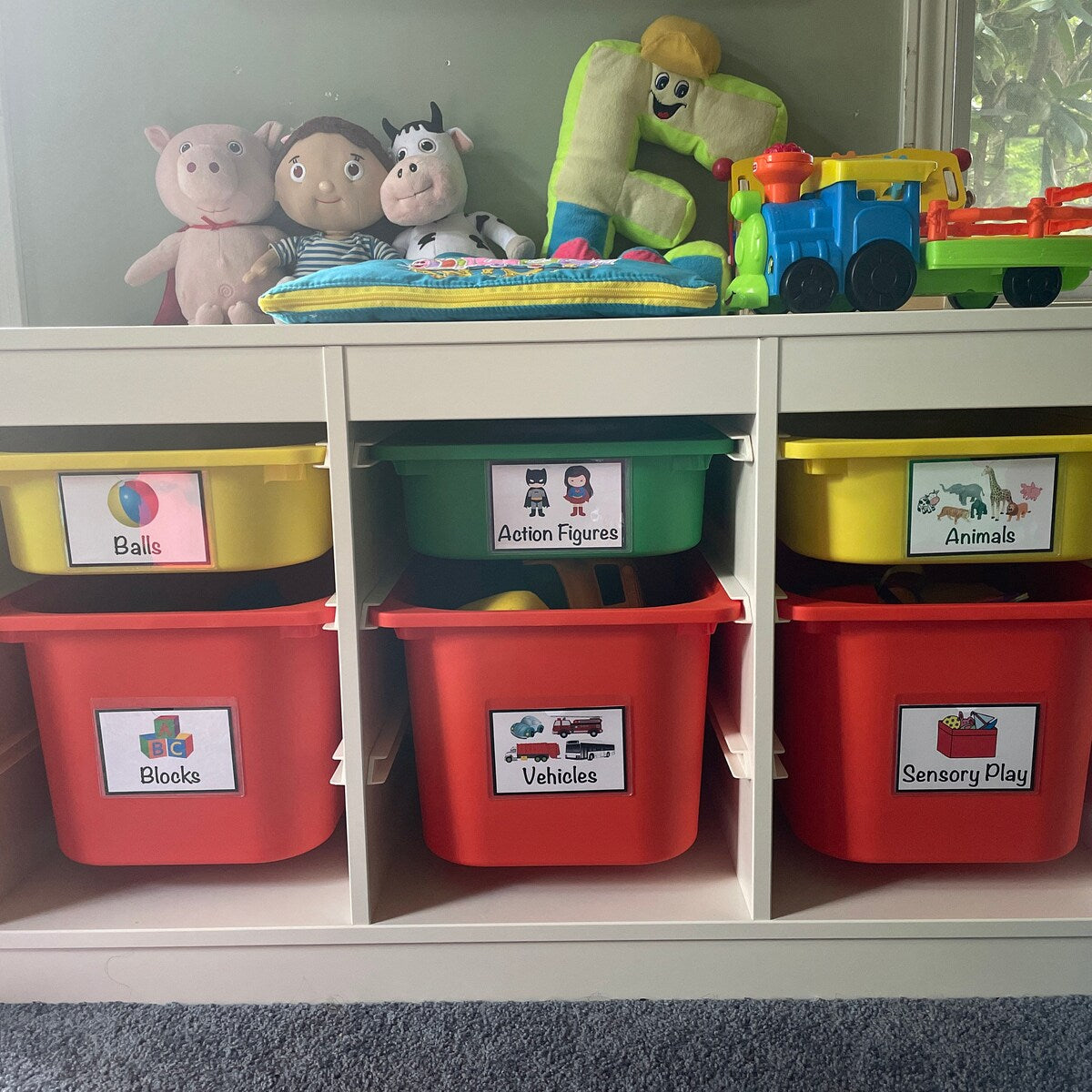 Toy Bin Labels