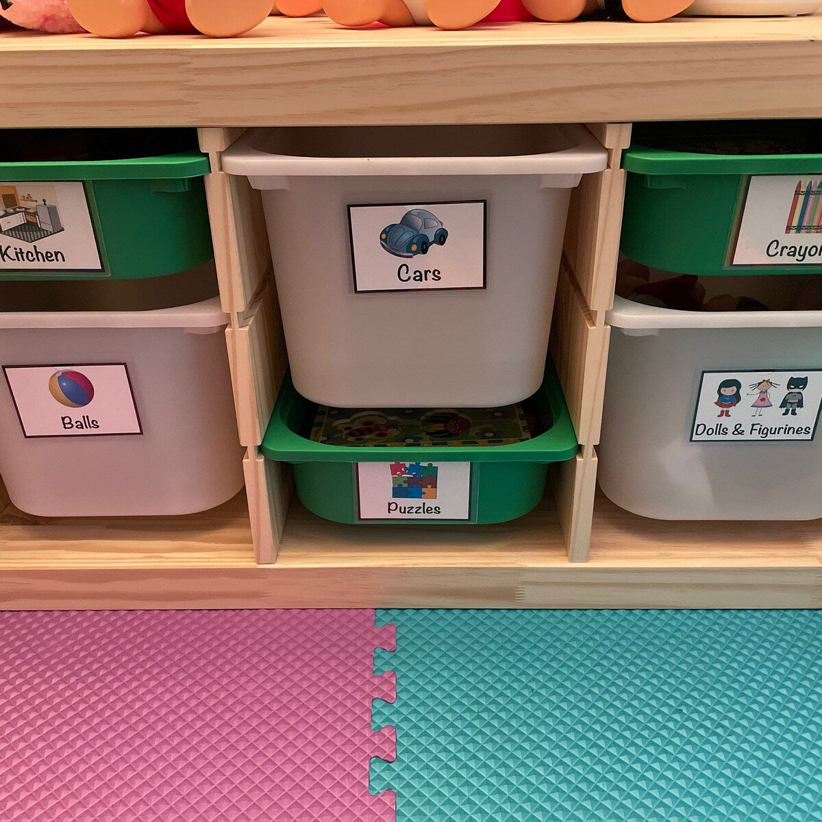 Toy Bin Labels
