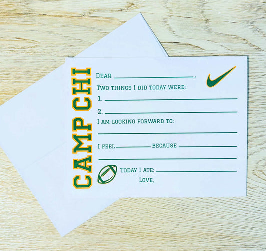 Camp Note Pack Varsity Letters