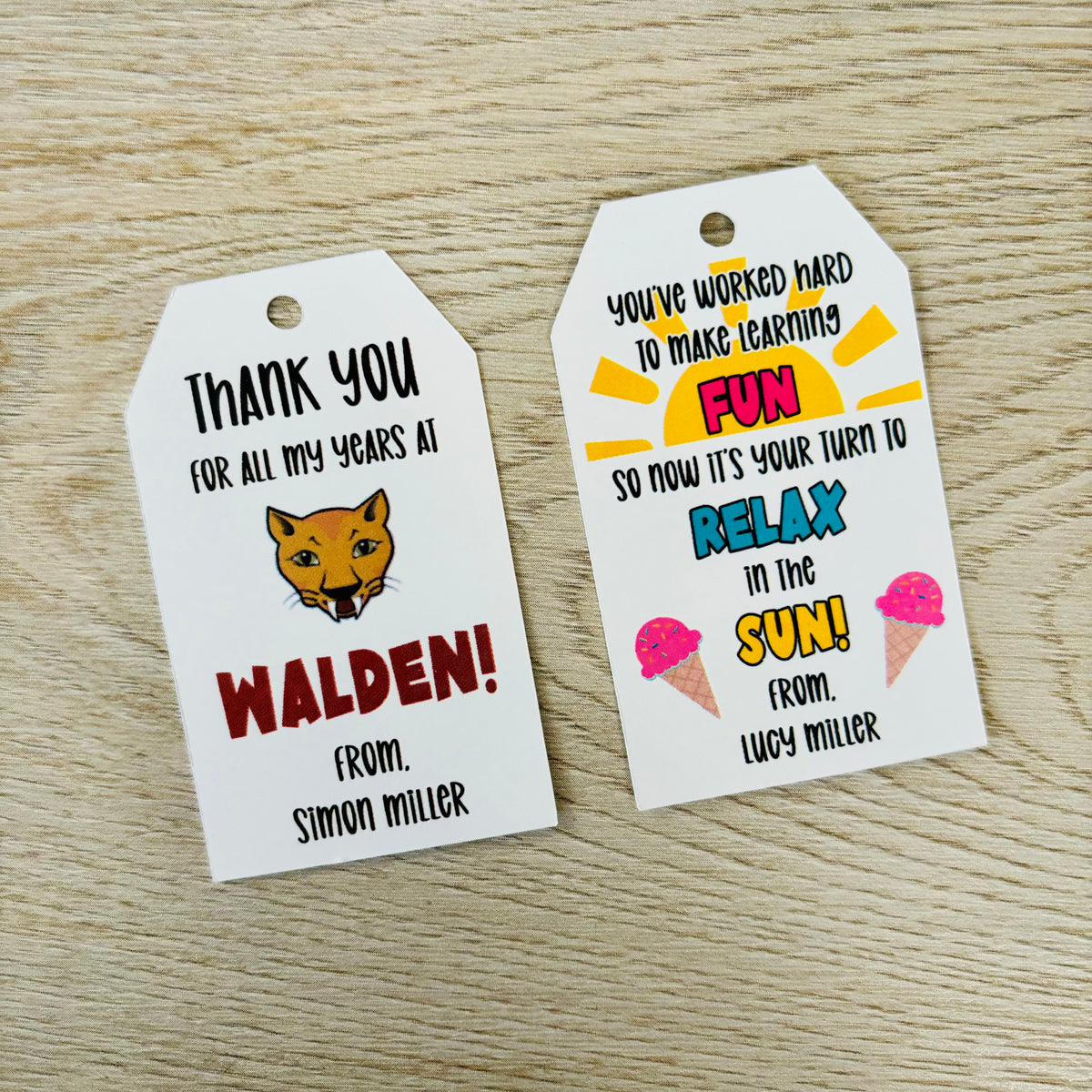 Teacher Gift Tags