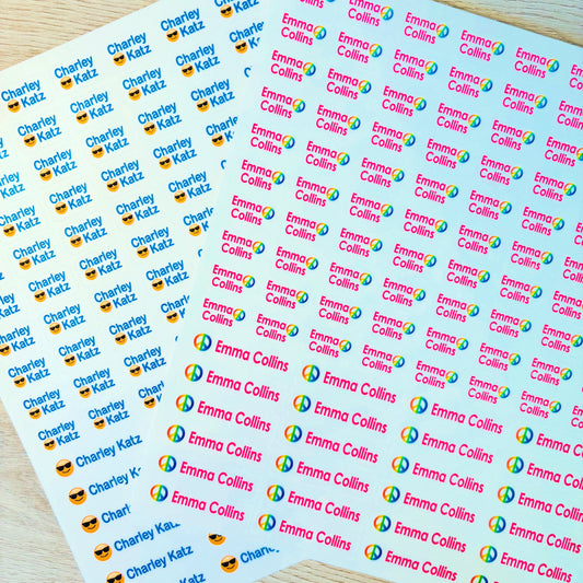 Machine Washable Name Labels